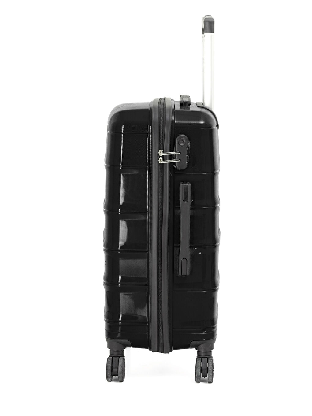 Siyah PP İstanbul 3 lü Bavul Seti-5