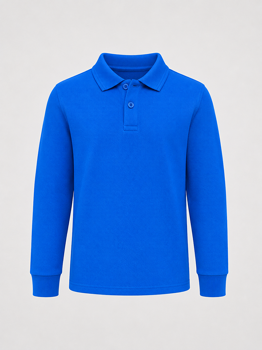 Mavi Kids Polo Yaka Basic Uzun Kollu Unisex Kız Çocuk Tişört-2