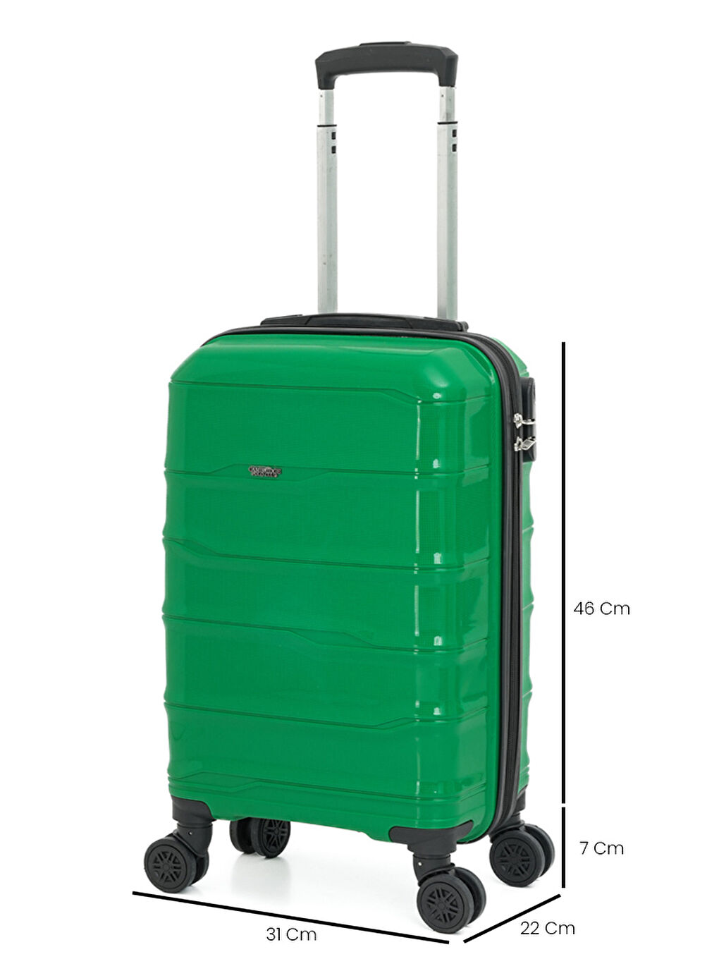 Yeşil PP İstanbul 3 lü Bavul Seti-6