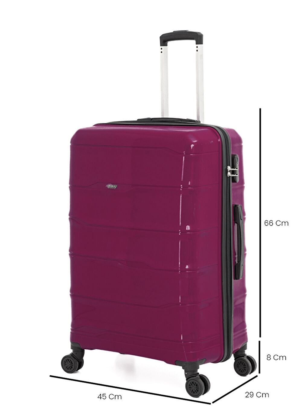 Mürdüm PP İstanbul 3 lü Bavul Seti-5