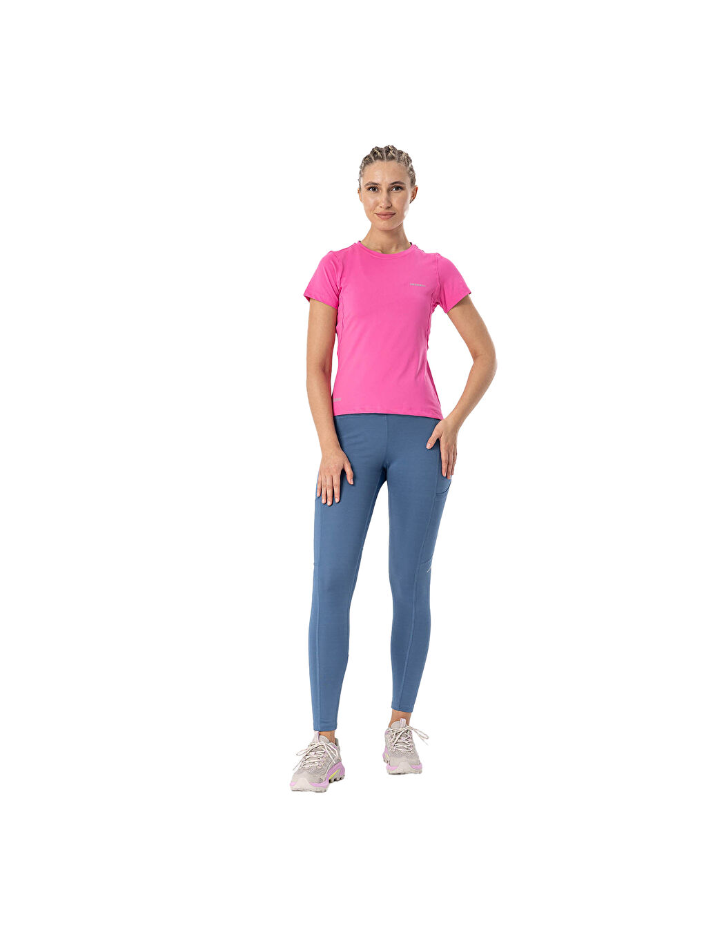 Tint Kadın Pembe Koşu Tişört-2