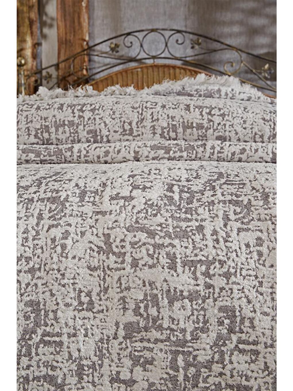 Puffy Pamuk Çift Kişilik Tek Battaniye 200x220 İndigo-3