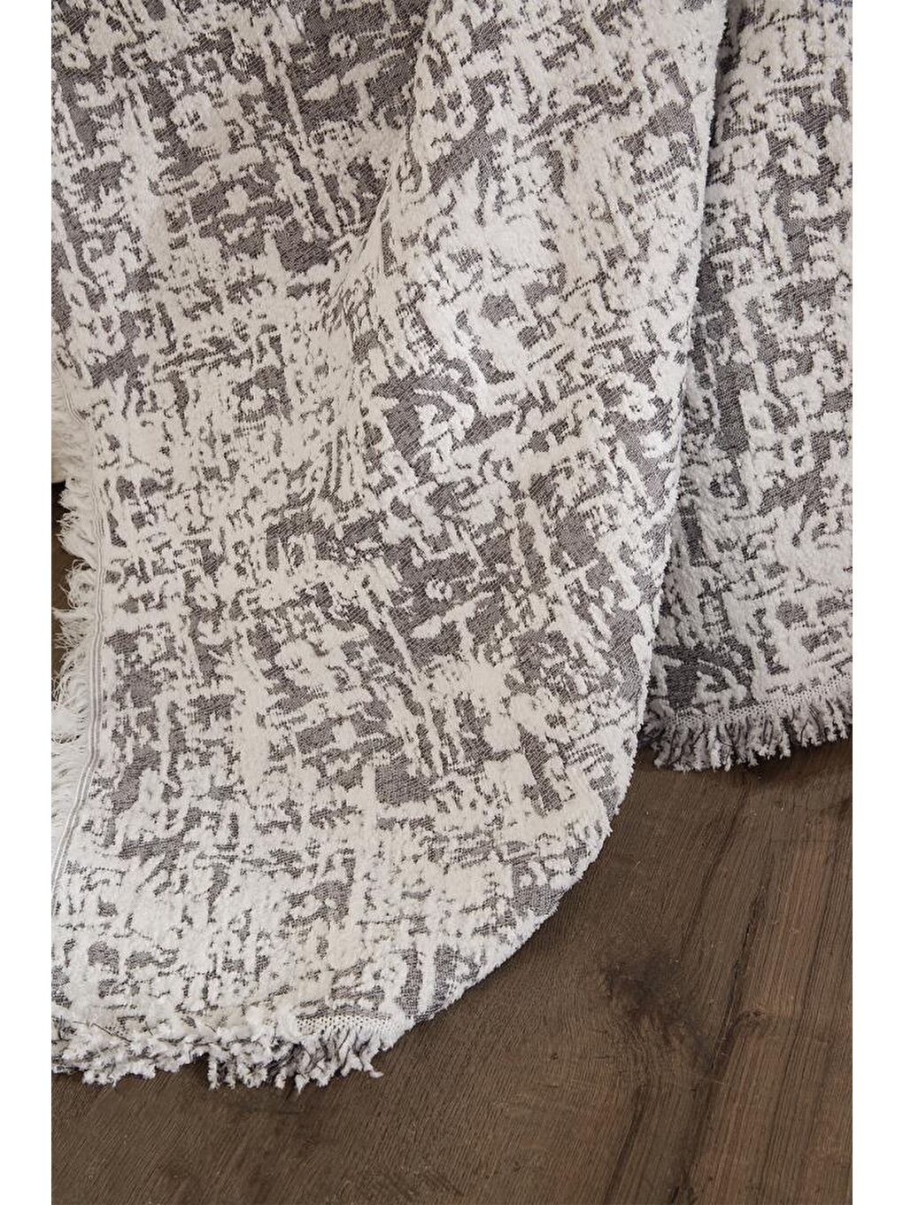 Puffy Pamuk Çift Kişilik Tek Battaniye 200x220 İndigo-5