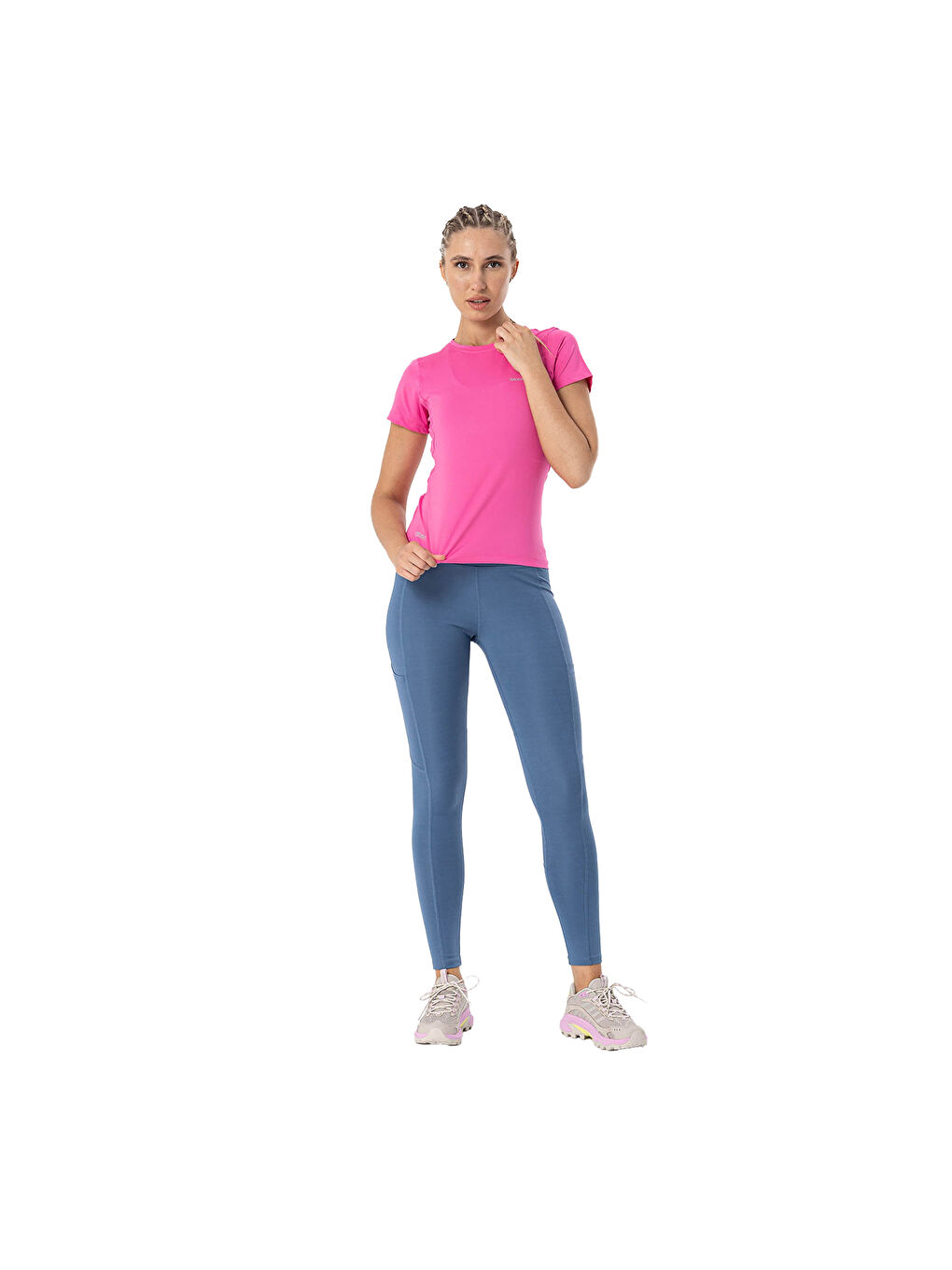 Tint Kadın Pembe Koşu Tişört-6