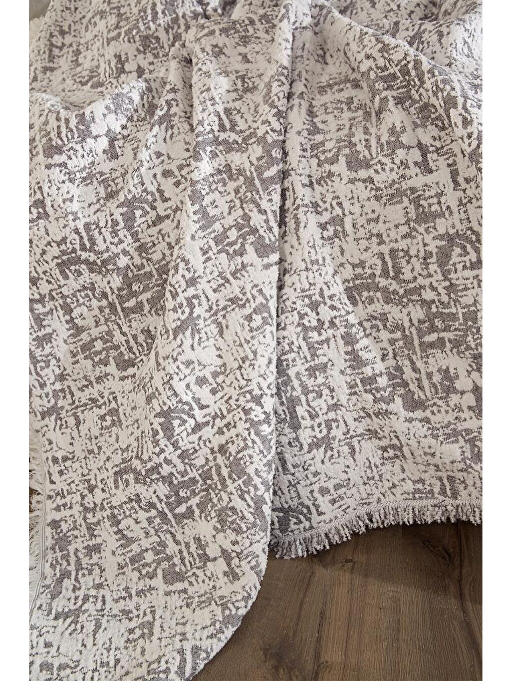 Puffy Pamuk Çift Kişilik Tek Battaniye 200x220 İndigo-6