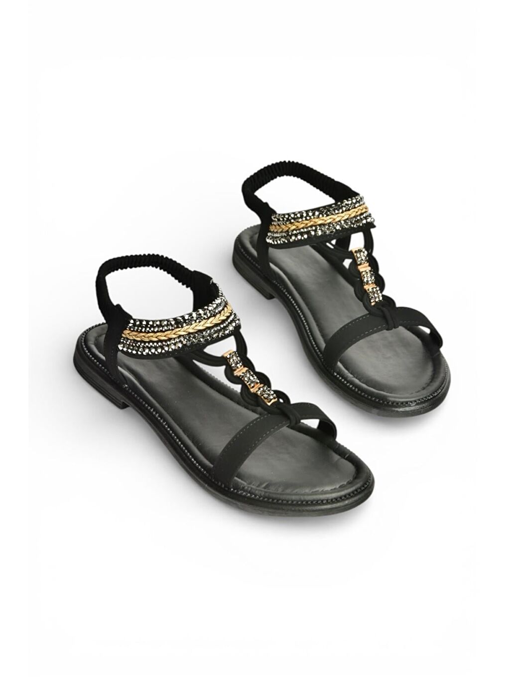 Siyah Kadın Sandalet Y274601309-1