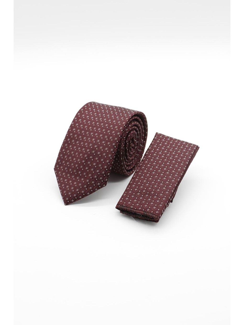 Bordo Desenli Kravat 1090240137