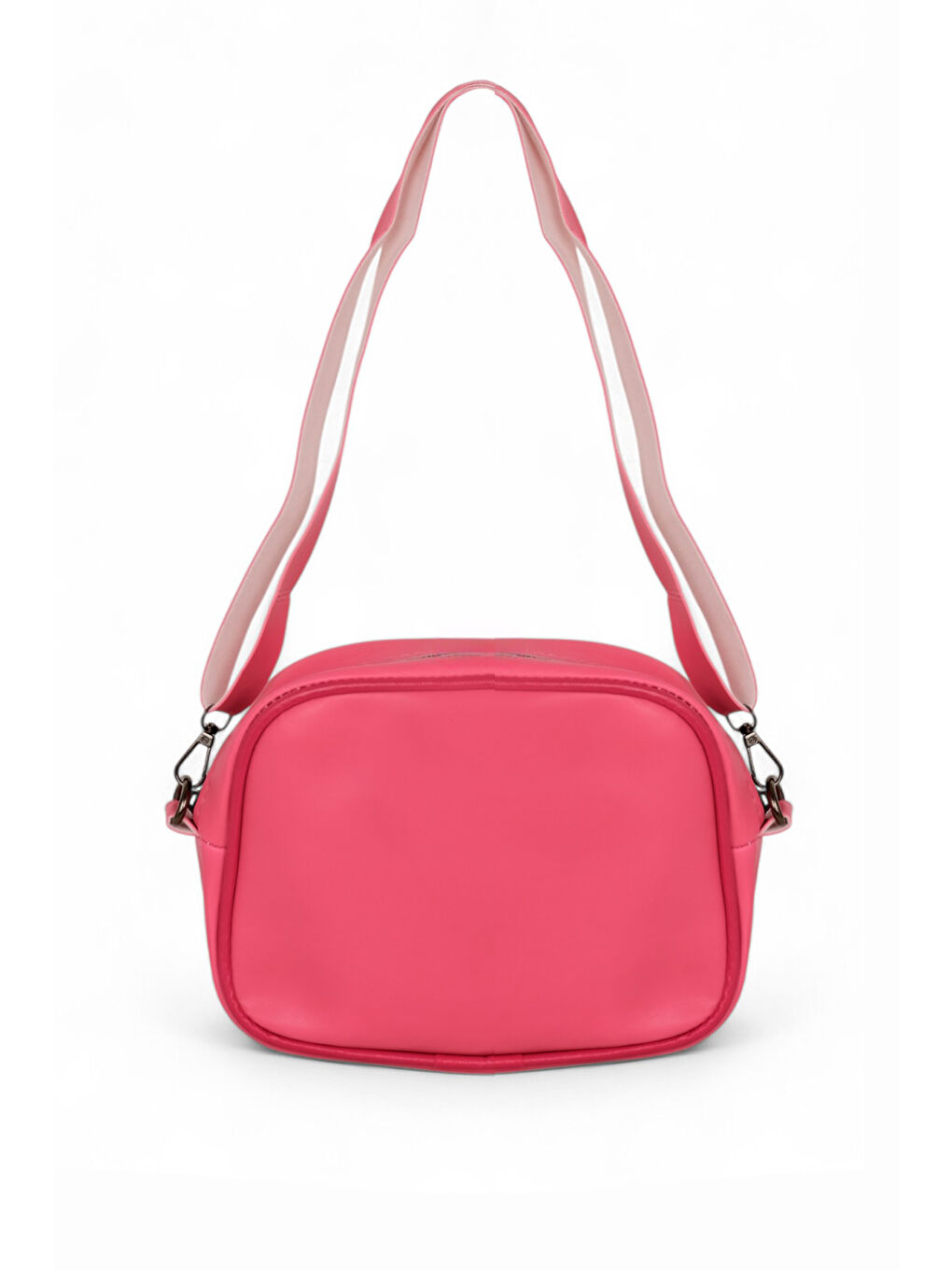 Kadın Fuşya Suni Deri Askılı Çapraz Çanta-2