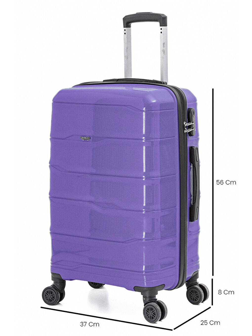 Mor PP İstanbul 3 lü Bavul Seti-4