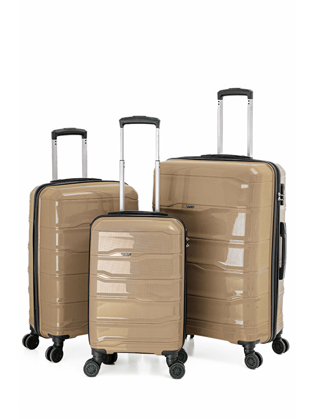 Bej PP İstanbul 3 lü Bavul Seti-1