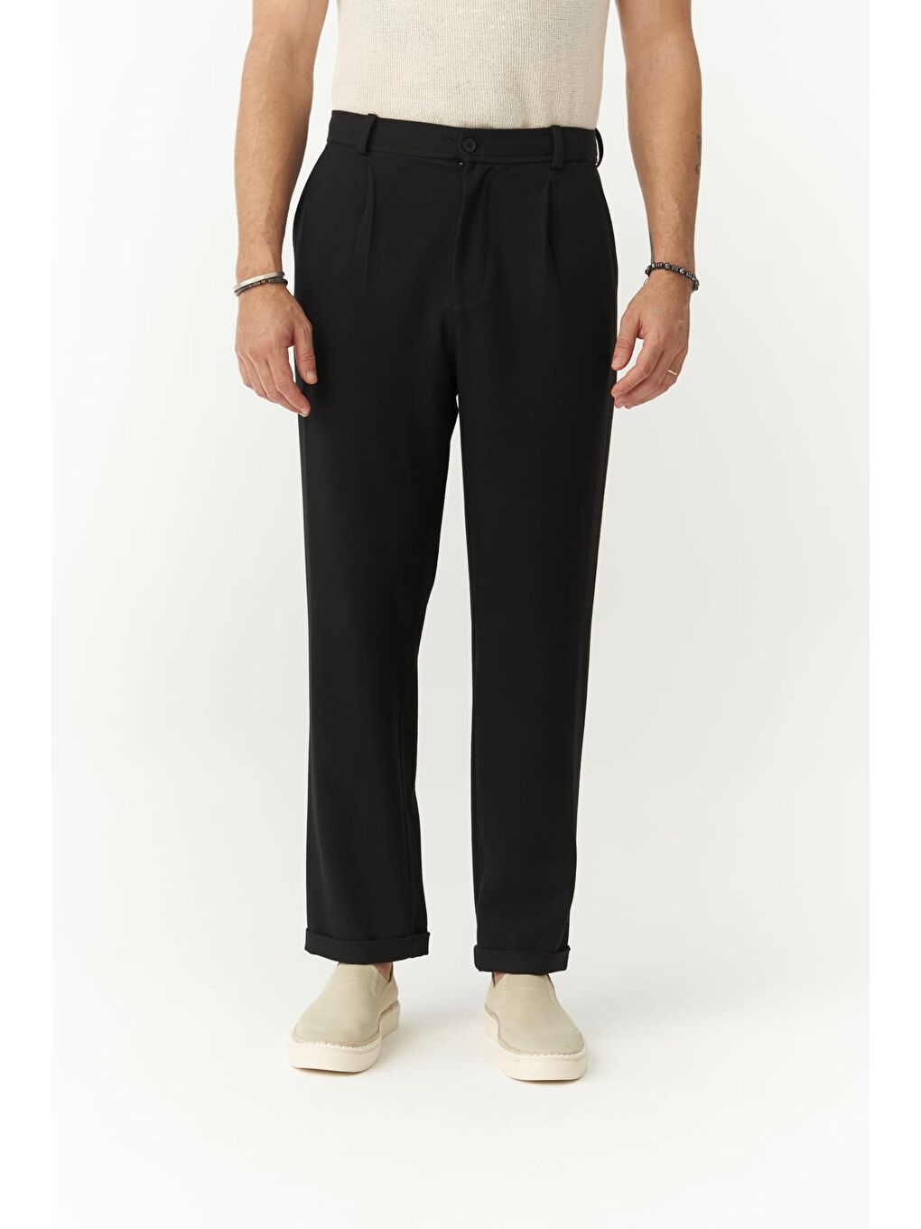 Glenn  Siyah Erkek Pantolon-1