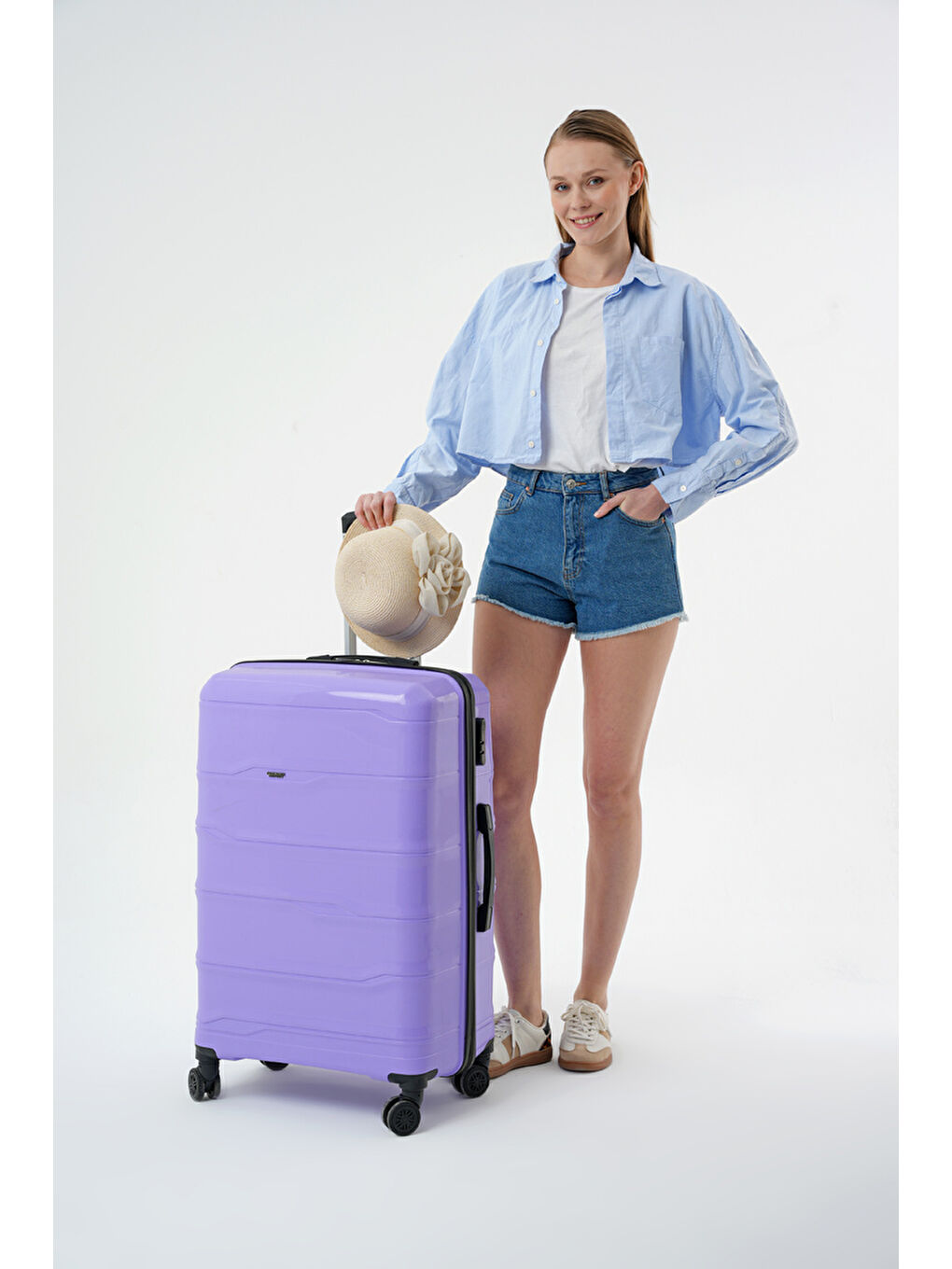 Mor PP İstanbul 3 lü Bavul Seti-8