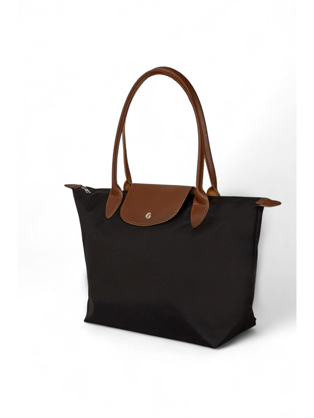 Kadın Siyah Orta Boy Askılı El ve Omuz Çantası-1