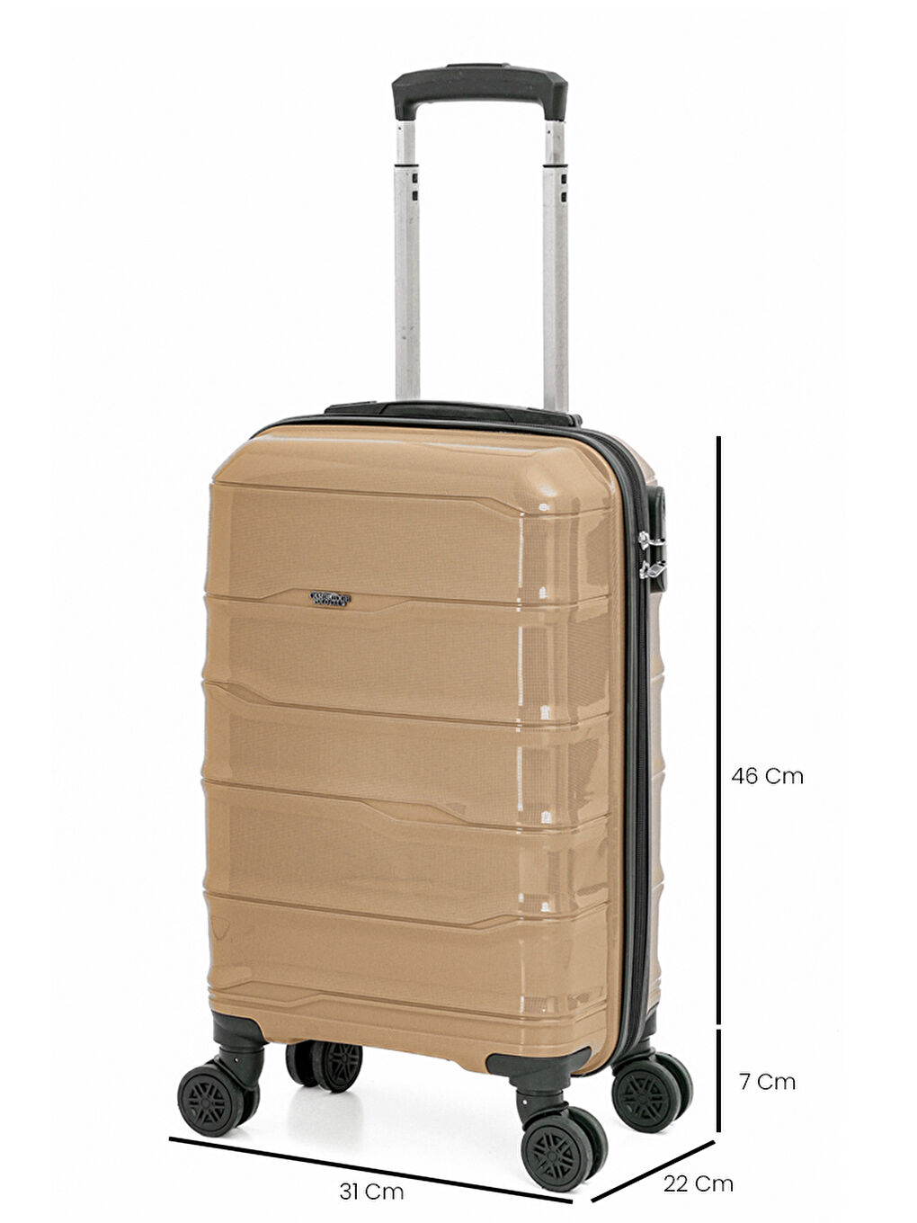 Bej PP İstanbul 3 lü Bavul Seti-6