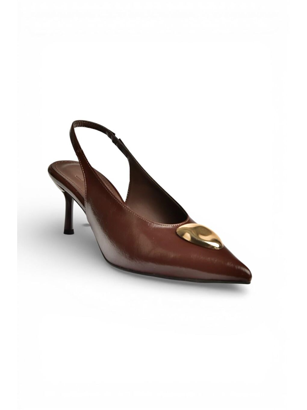 Kahverengi Kadın Topuklu Ayakkabı Y676020660-5