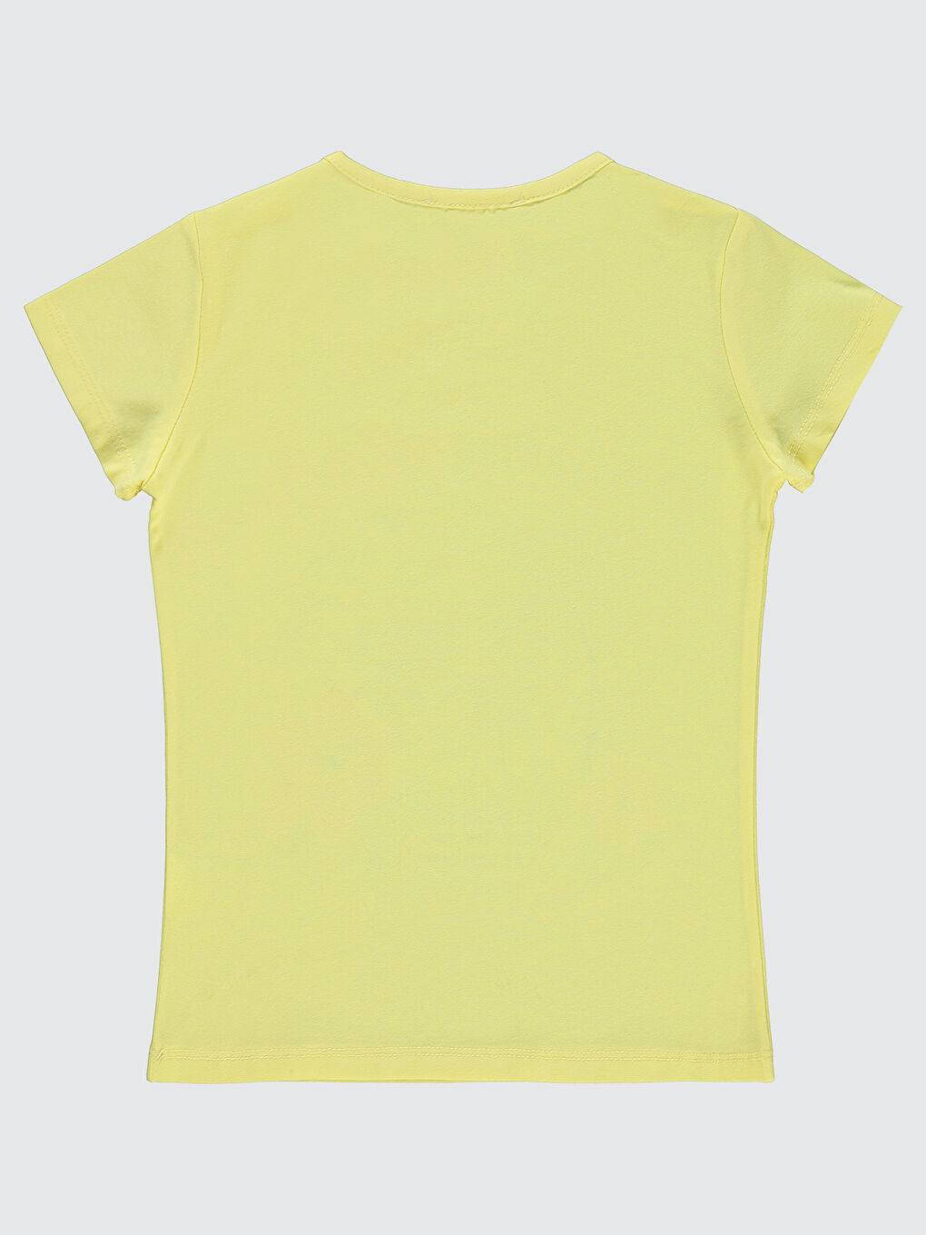 Girls Kız Çocuk Tişört 6-9 Yaş Sarı-1