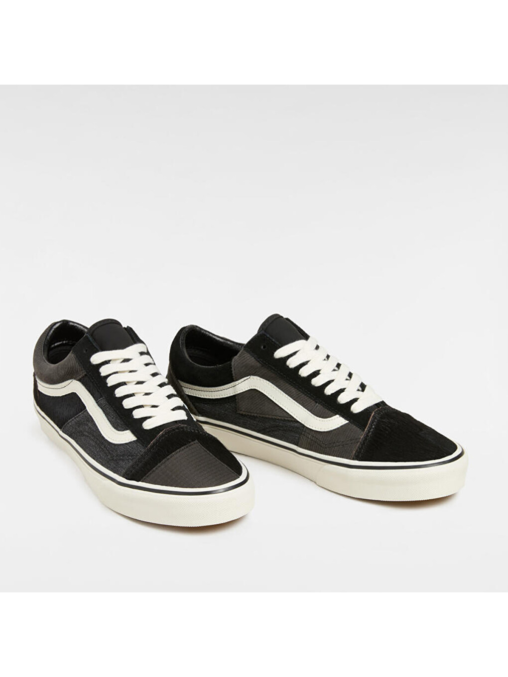 Old Skool Patchwork Erkek Siyah Sneaker-1