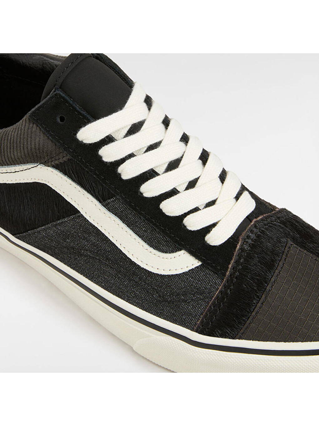 Old Skool Patchwork Erkek Siyah Sneaker-3