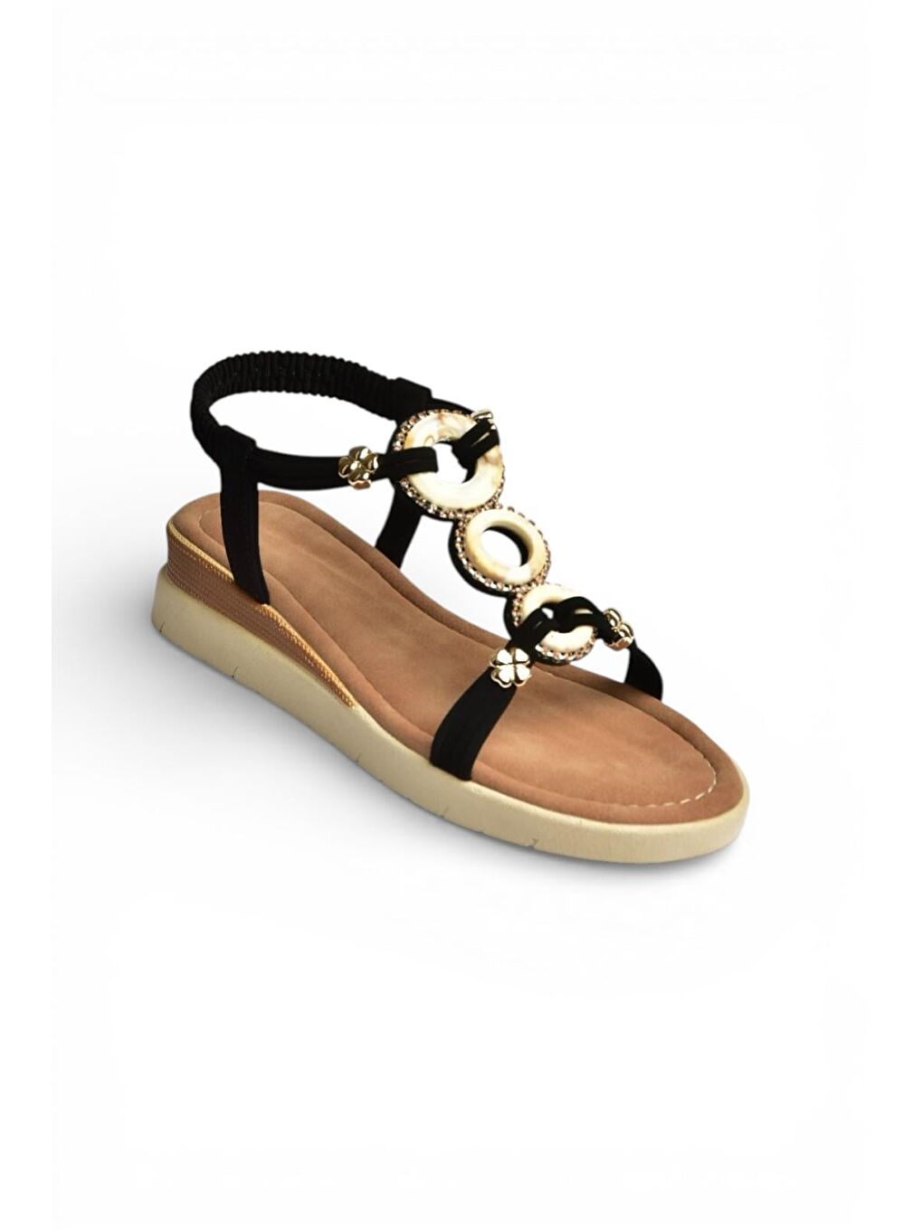 Siyah Kadın Sandalet Y274800909-3