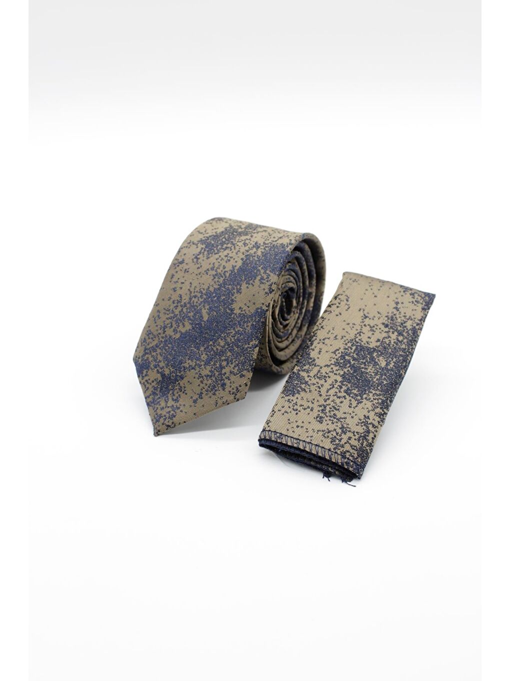 Kahverengi Taba Desenli 6 Cm Kravat 1090240124