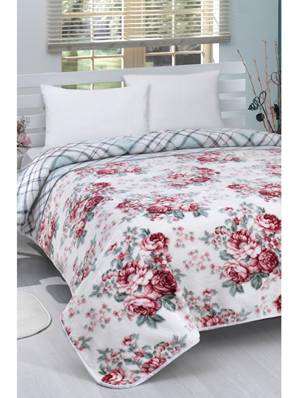 Lacasa 1101 Çift Kişilik Battaniye Turkuaz