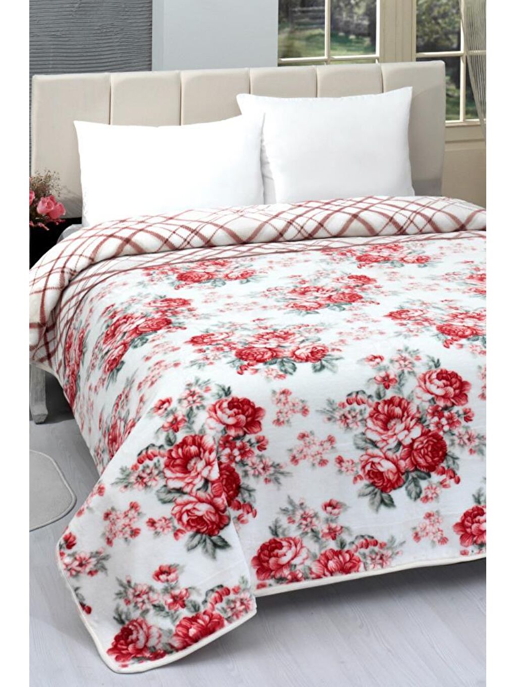 Lacasa 1101 Çift Kişilik Battaniye Bordo