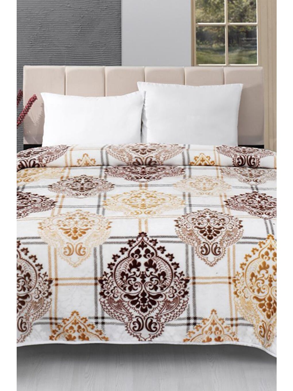 Kahverengi Lacasa 1100 Çift Kişilik Battaniye Kahve