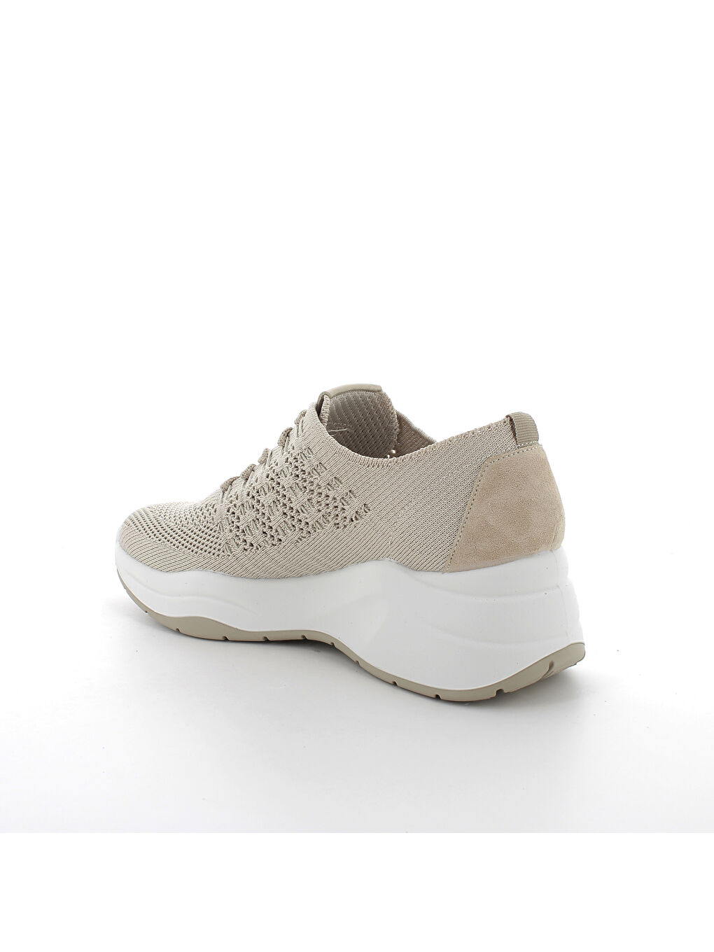 Bej Kadın Sneaker 7662622 DWN 76626 T.FLYKNIT 25 RE Cream Plat-2