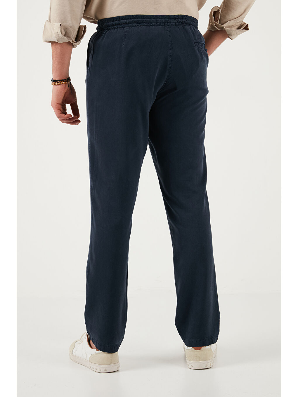 Lacivert Regular Fit Normal Bel Düz Paça Pantolon 6689255-6