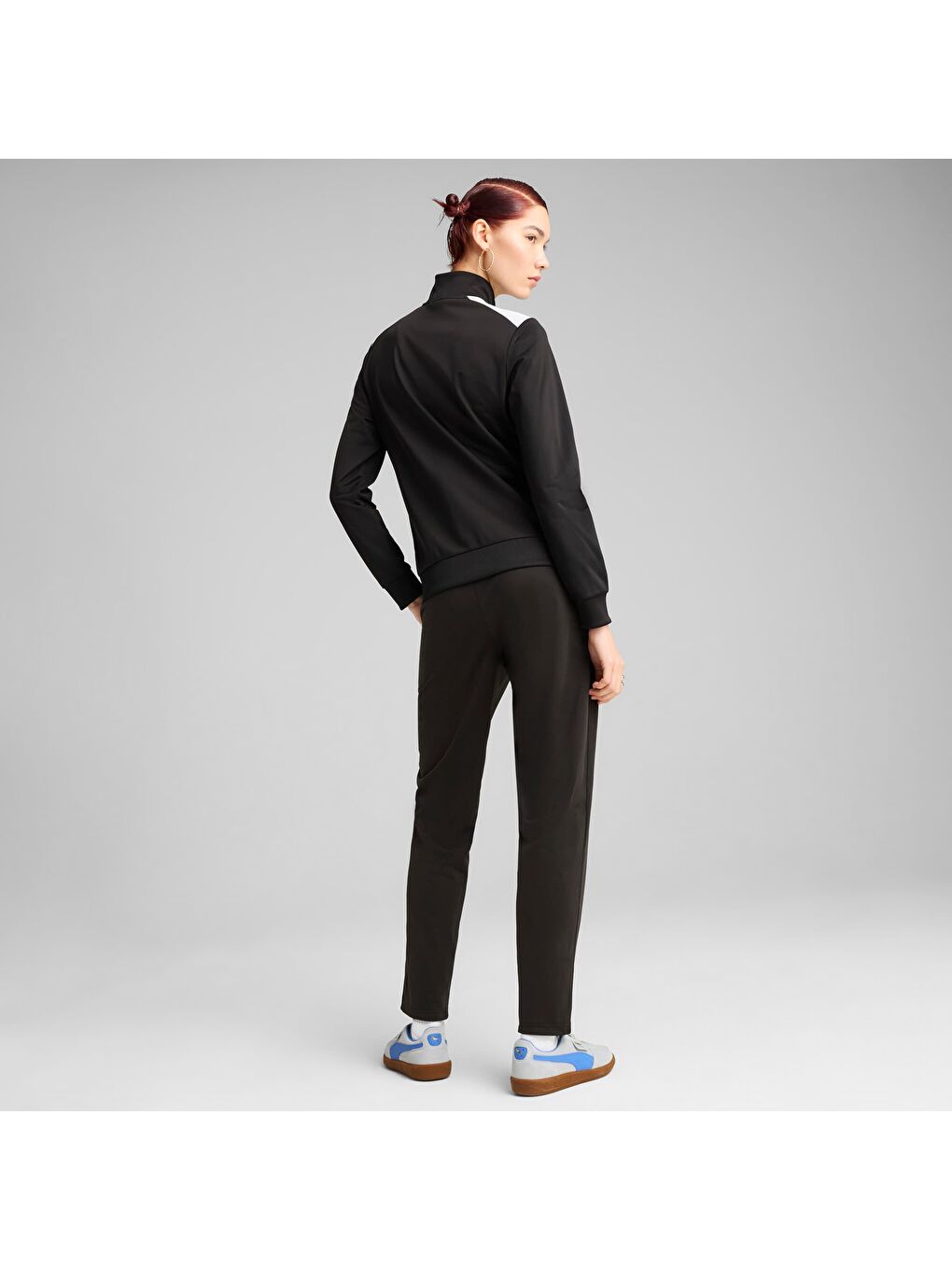 Siyah Poly SUIT Kadın Eşofman Takımı-2