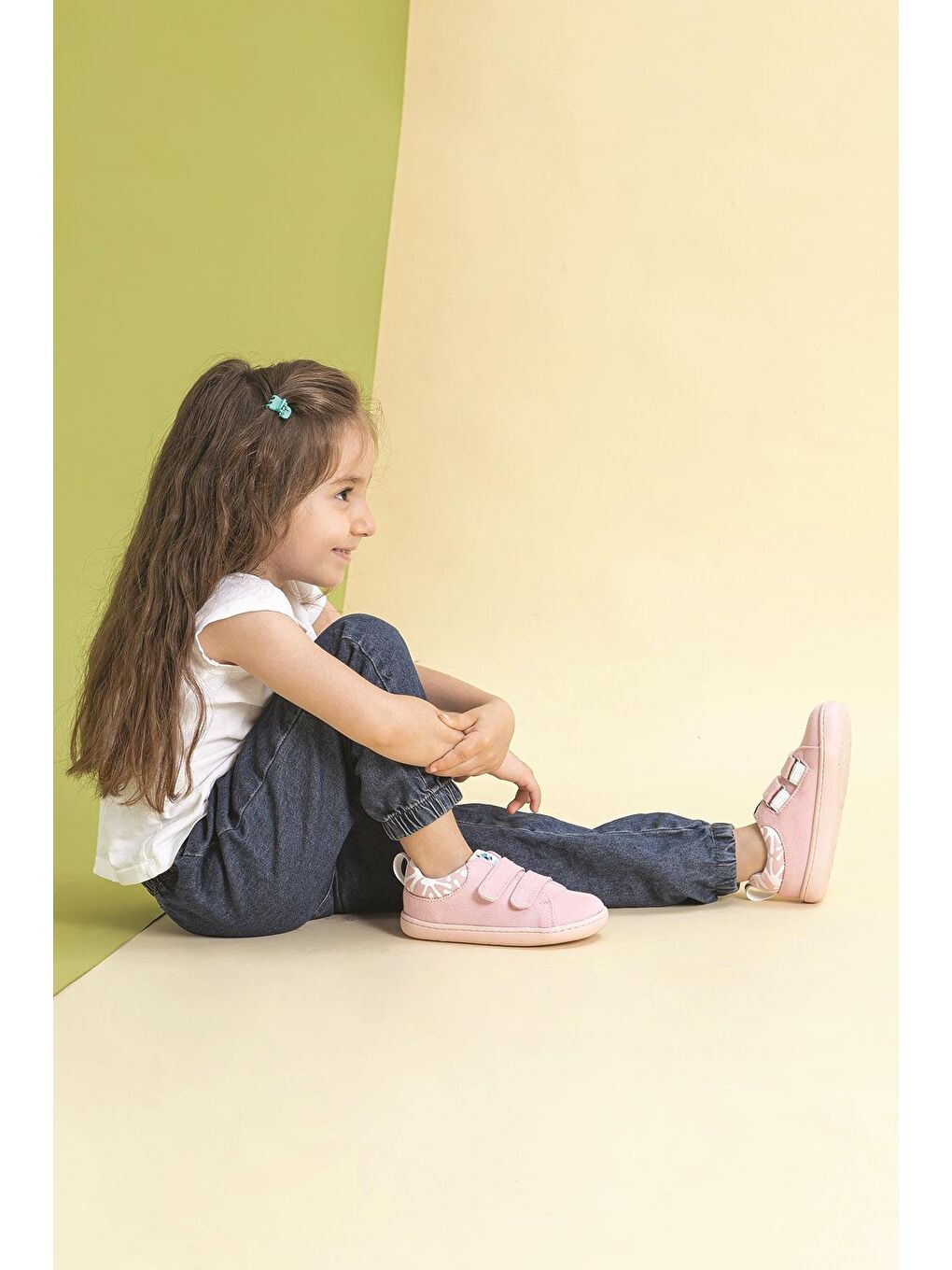 Smart Walker Canvas Play Toz Pembe Barefoot Çocuk Ayakkabı-4