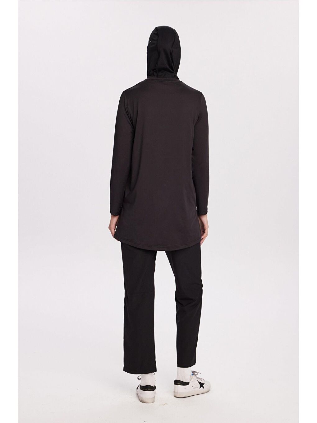 Active Uzun Kollu Siyah Antrenman Üstü-Sweatshirt Act-45-1