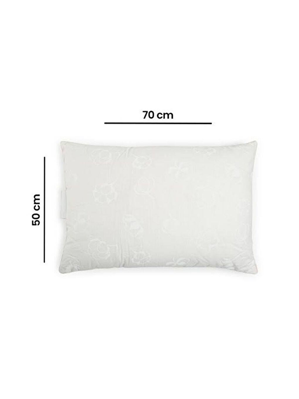 Beyaz Classico Cottina Pamuk Yastık - 50x70 cm-1