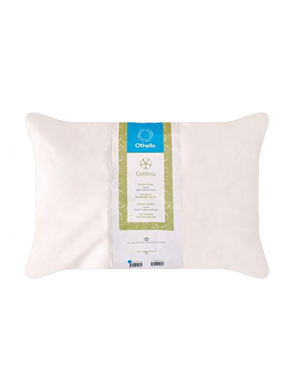 Beyaz Classico Cottina Pamuk Yastık - 50x70 cm-3