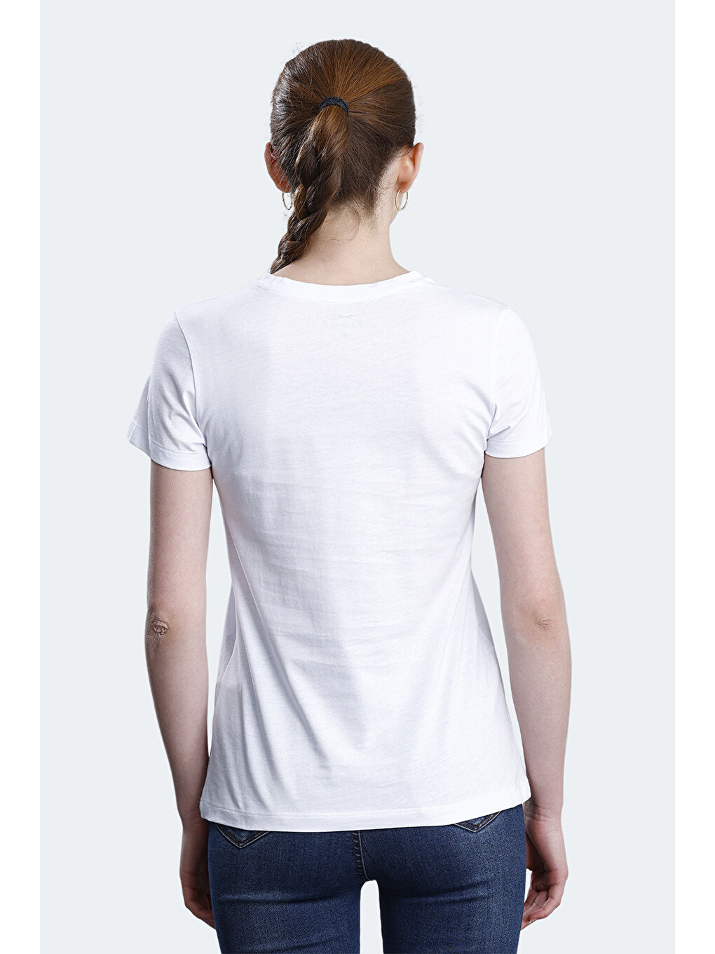 KORNELI I Kadın Beyaz Tişört-1