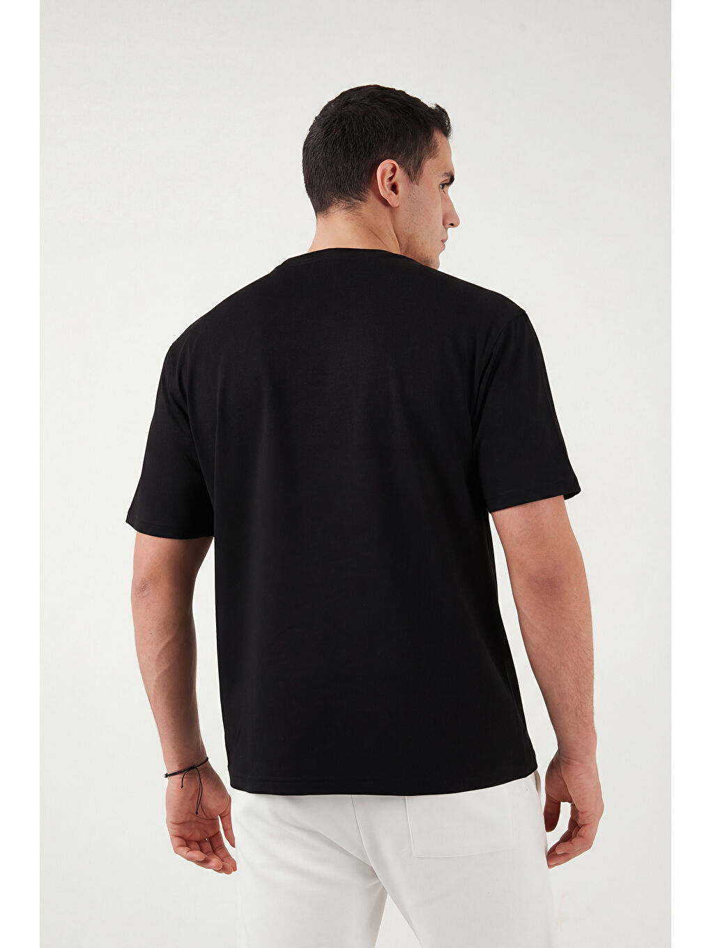 Siyah Regular Fit Bisiklet Yaka T Shirt 5904028-6