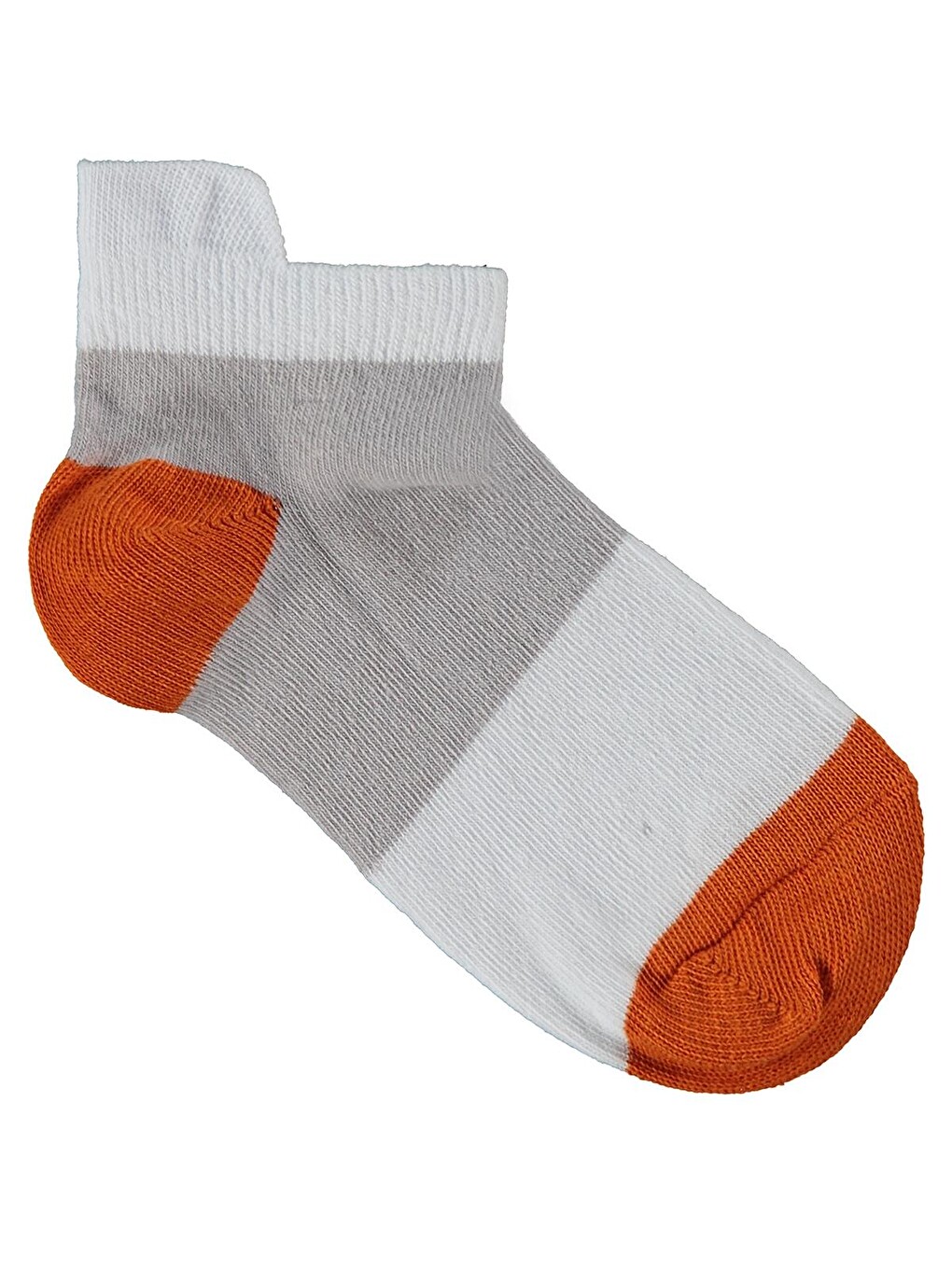 Beyaz Boys Basic Clours 3'lü 2-12 Yaş Erkek Çocuk Patik Çorap - Standart-1