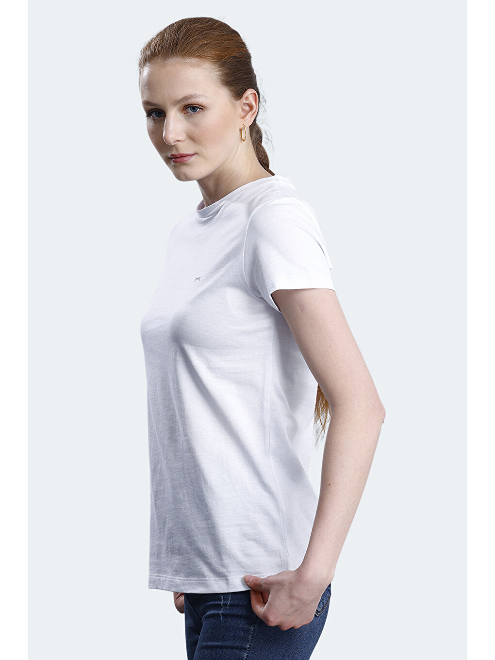 KORNELI I Kadın Beyaz Tişört-5