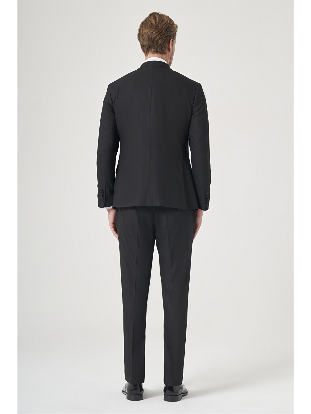 Siyah 6 Drop Slim Fit Esnek Yelekli Damatlık 1001260393-5