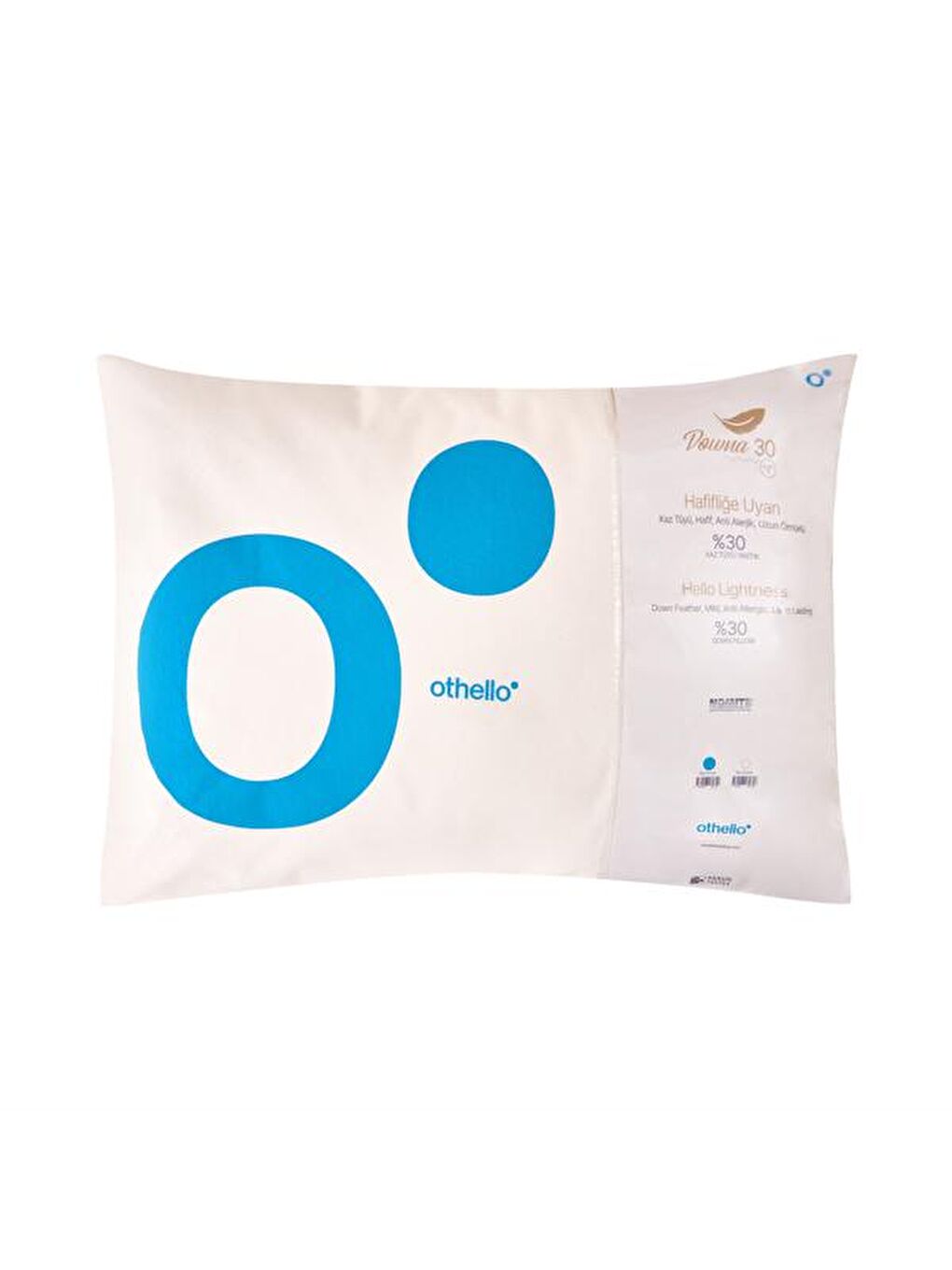 Beyaz Downa 30 Kaz Tüyü Yastık - 50x70 cm-6