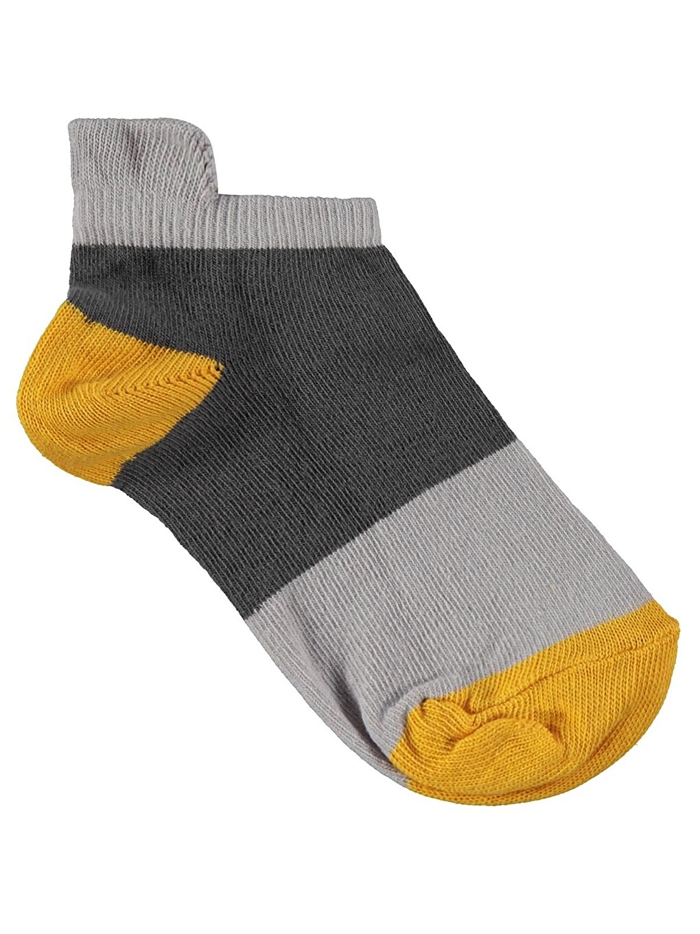 Beyaz Boys Basic Clours 3'lü 2-12 Yaş Erkek Çocuk Patik Çorap - Standart-4