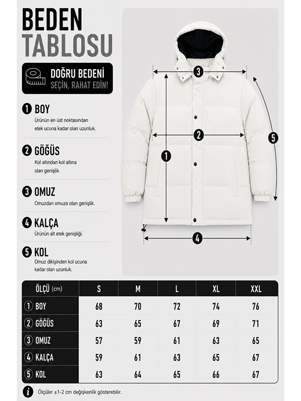 Ekru Oversize Nova Karbon Şişme Mont Kaban Pldp 3029_50512-3