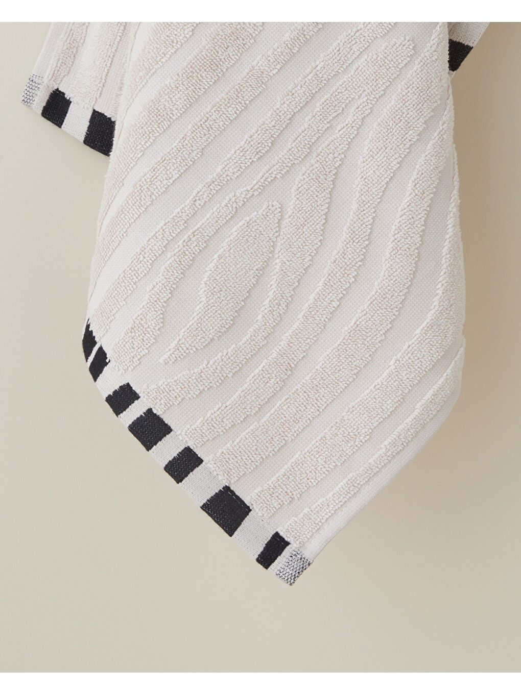 Panthera Pamuk Yüz Havlusu 50x80 cm Ekru-1