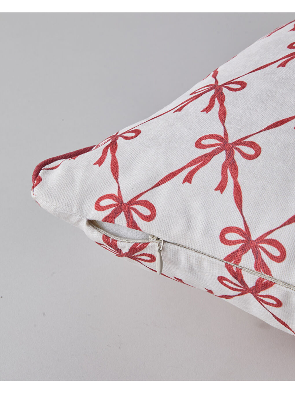 Hollya Kırlent Kılıfı 45x45 cm Kırmızı-1