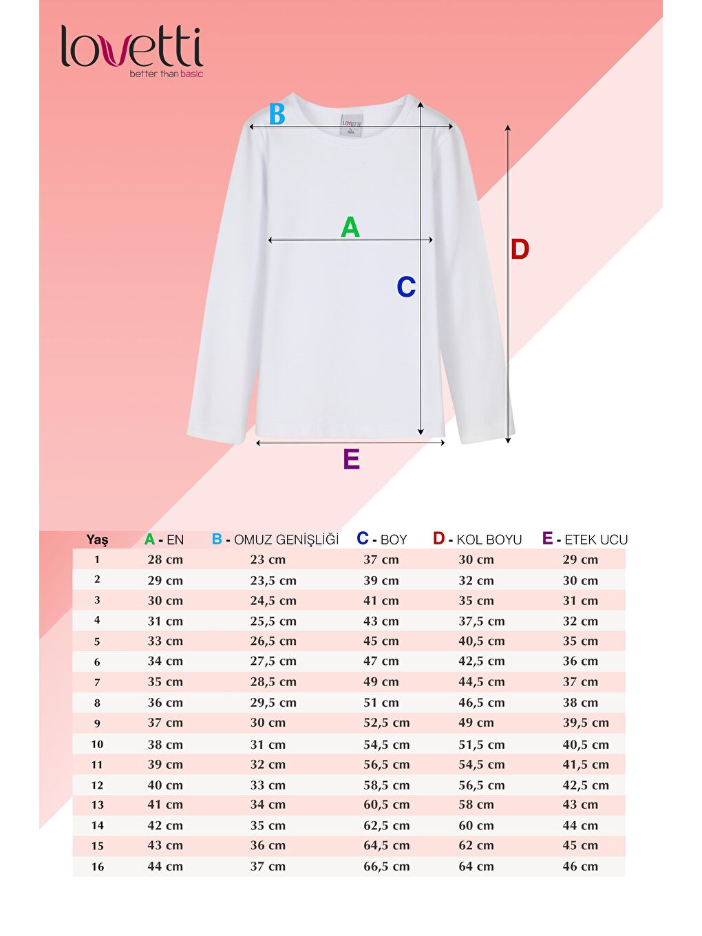 Lovetti Bej Taş Kız Çocuk Düz Basic Elastanlı Uzun Kollu Tişört - 5