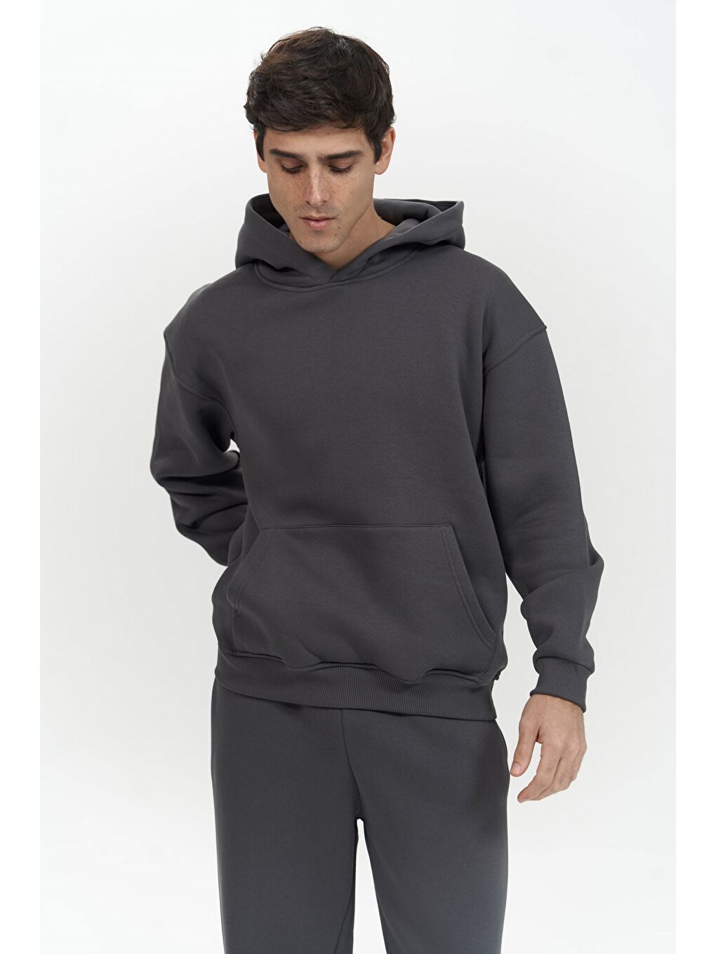 Mai Collection Edward Antrasit Erkek Hoodie Eşofman Takım