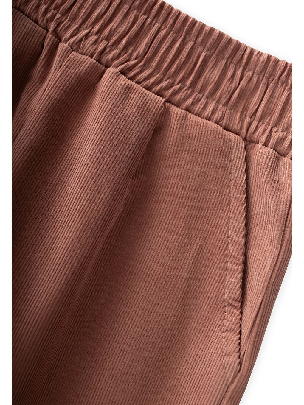 Kahverengi Kadife Pantolon 1-8 Yaş Açık Kahve-2