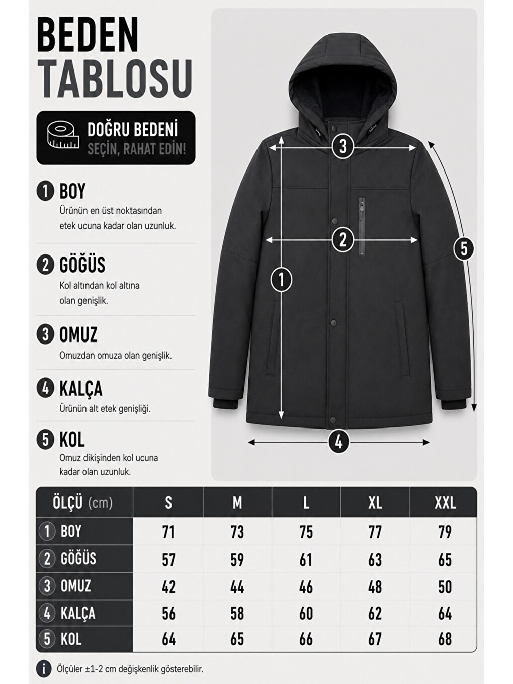 Siyah Parçalı Outdoor Softshell Kışlık Mont Pldp 3038_50513-4