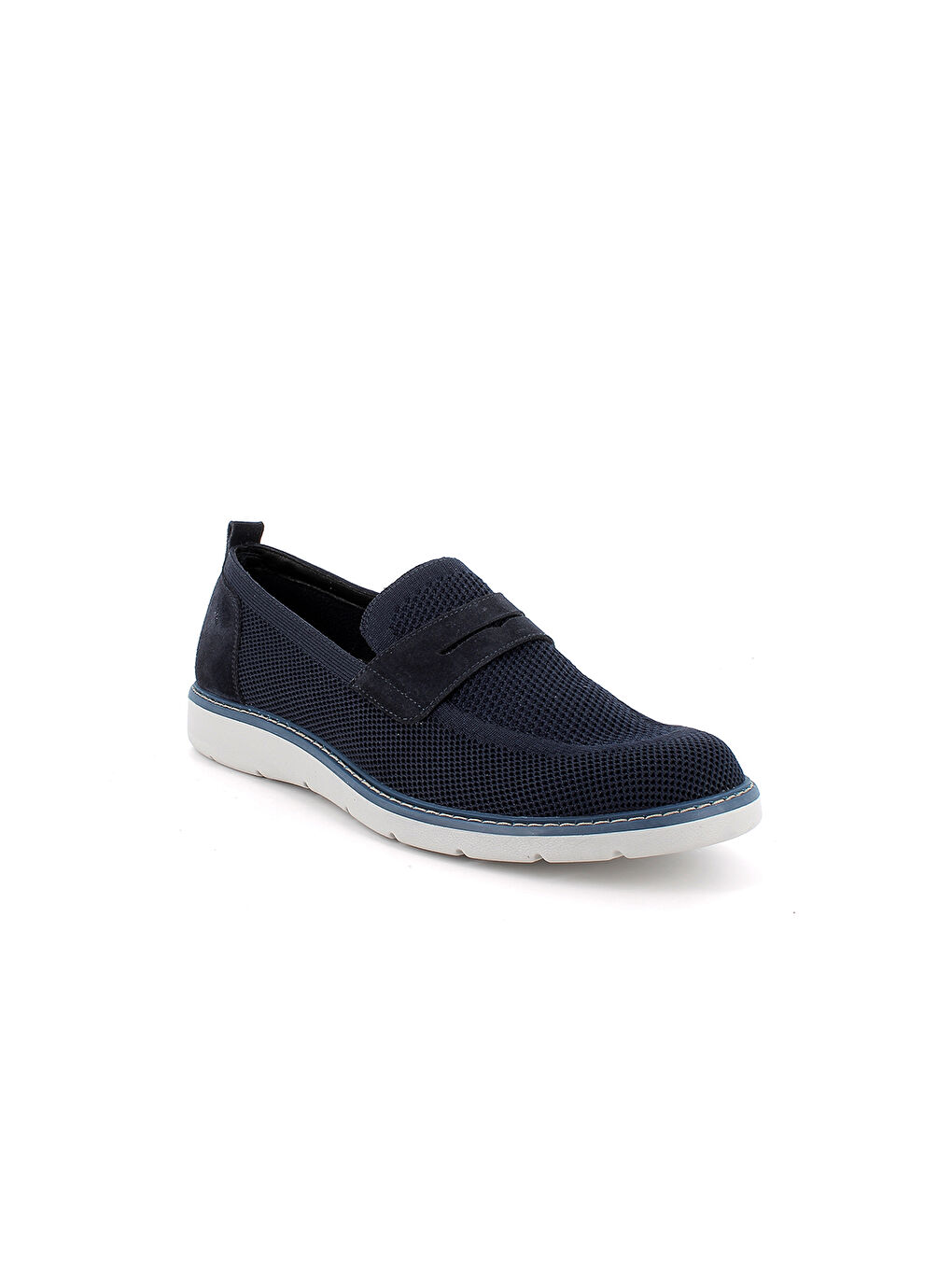 Lacivert Erkek Sneaker 1103988 URT 11039 FUSSBETT VITELLO Blu-1