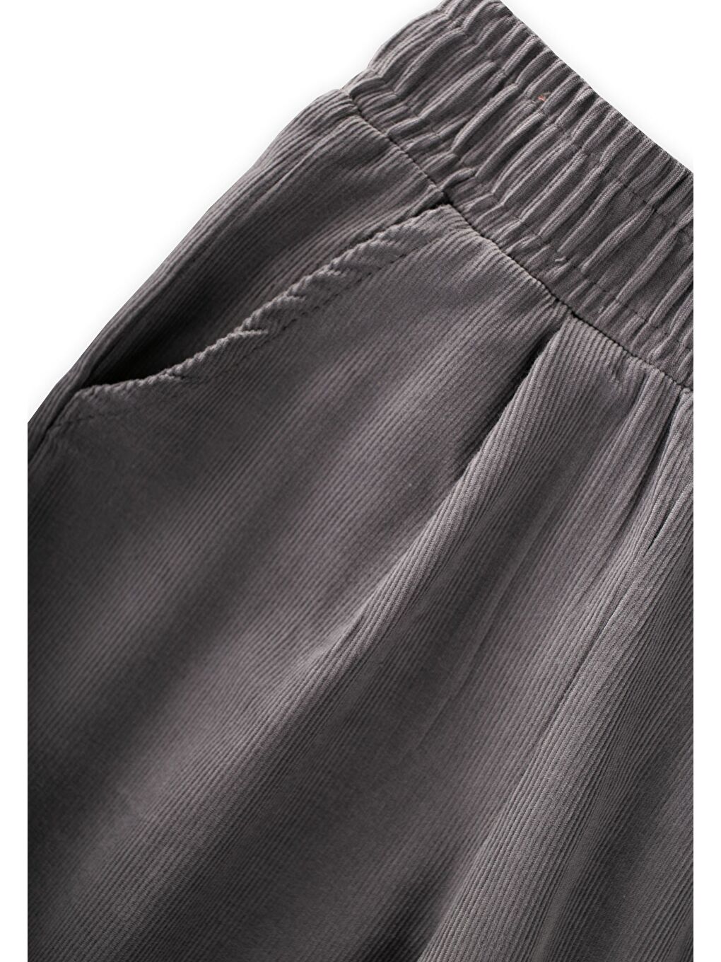 Kadife Pantolon 1-8 Yaş Gri-2